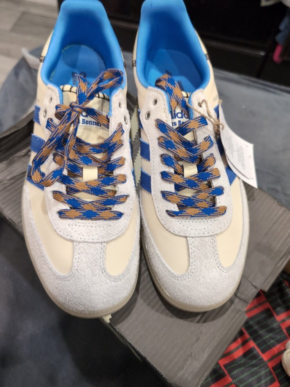 🔥🔥Adidas x Wales Bonner Samba Nylon “Wonder Clay Royal Blue"